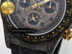 Daytona DIW “AVIA GREY” Carbon DIWF 1:1 Best Edition Gray/Yellow Dial on Black Nylon Strap SH4130 - Görsel 13