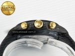 Daytona DIW “AVIA GREY” Carbon DIWF 1:1 Best Edition Gray/Yellow Dial on Black Nylon Strap SH4130 - Görsel 15