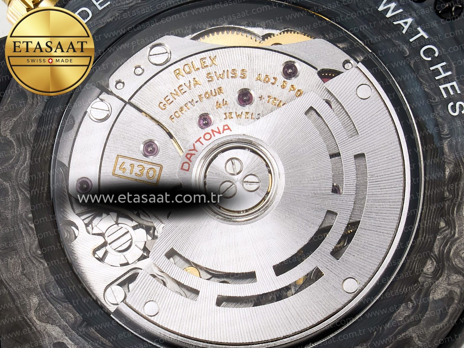 Daytona DIW “AVIA GREY” Carbon DIWF 1:1 Best Edition Gray/Yellow Dial on Black Nylon Strap SH4130 - Görsel 19
