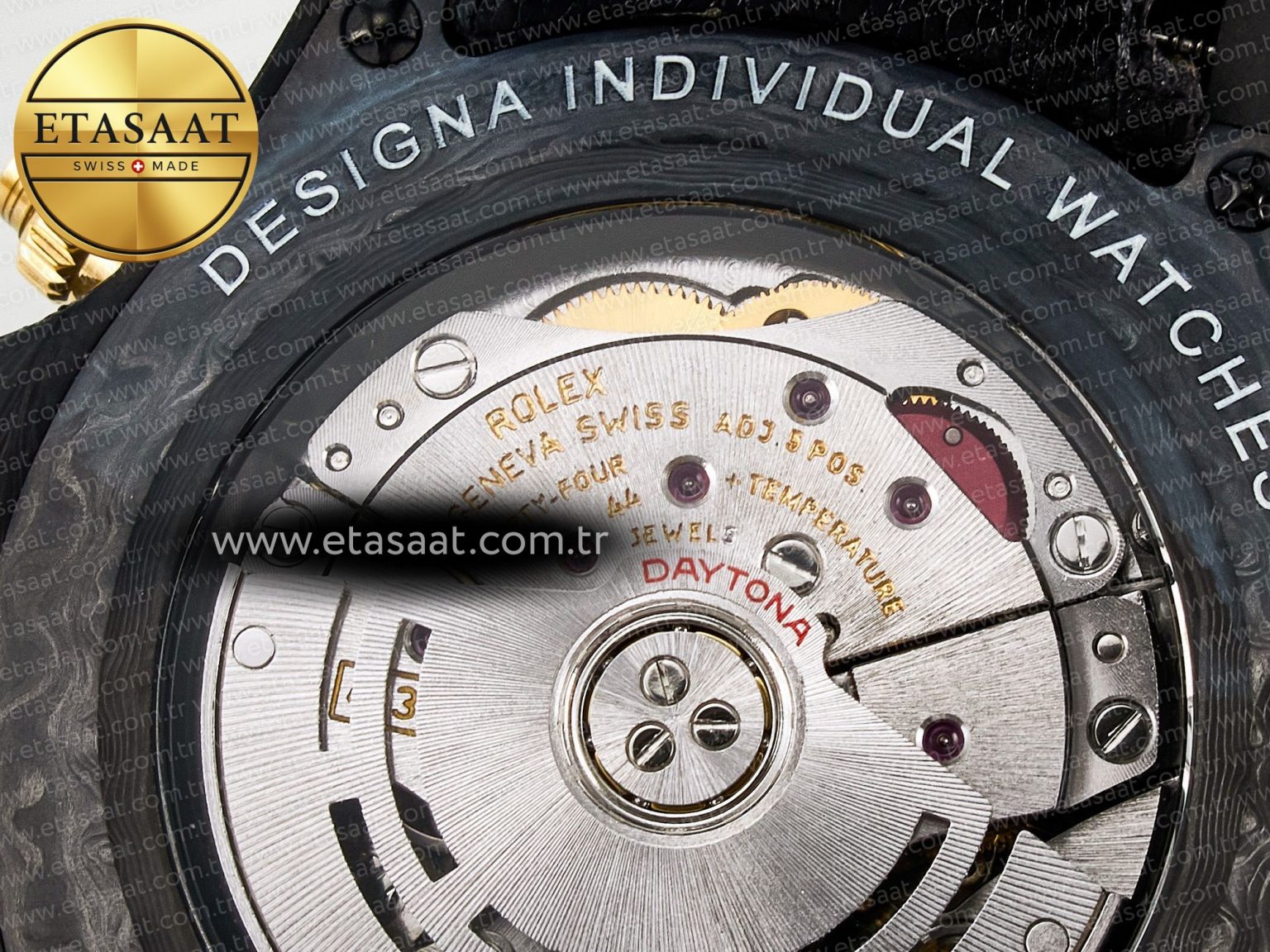 Daytona DIW “AVIA GREY” Carbon DIWF 1:1 Best Edition Gray/Yellow Dial on Black Nylon Strap SH4130 - Görsel 20