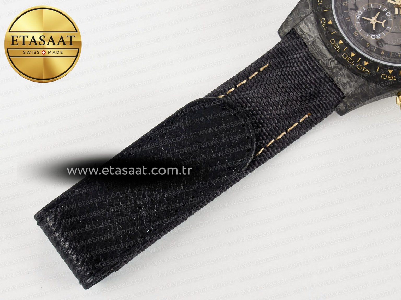 Daytona DIW “AVIA GREY” Carbon DIWF 1:1 Best Edition Gray/Yellow Dial on Black Nylon Strap SH4130 - Görsel 22