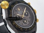 Daytona DIW “AVIA GREY” Carbon DIWF 1:1 Best Edition Gray/Yellow Dial on Black Nylon Strap SH4130 - Görsel 5