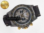 Daytona DIW “AVIA GREY” Carbon DIWF 1:1 Best Edition Gray/Yellow Dial on Black Nylon Strap SH4130 - Görsel 8