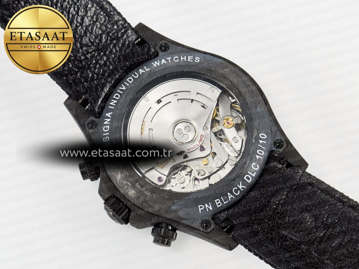 Daytona DIW Black Carbon DIWF 1:1 Best Edition Black/White Dial on Black Nylon Strap SH4130 - Görsel 17