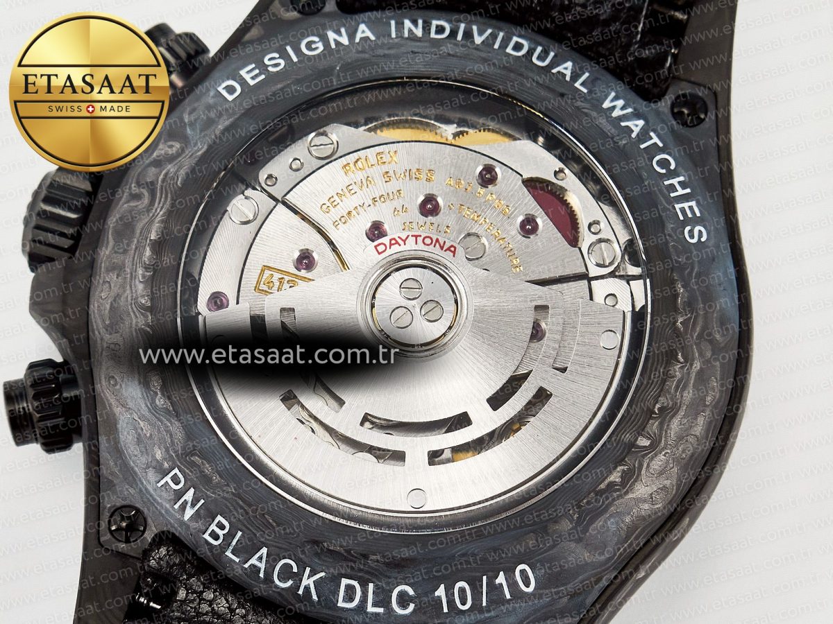 Daytona DIW Black Carbon DIWF 1:1 Best Edition Black/White Dial on Black Nylon Strap SH4130 - Görsel 18