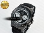 Daytona DIW Black Carbon DIWF 1:1 Best Edition Black/White Dial on Black Nylon Strap SH4130 - Görsel 2