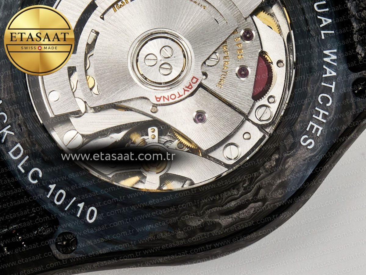 Daytona DIW Black Carbon DIWF 1:1 Best Edition Black/White Dial on Black Nylon Strap SH4130 - Görsel 21