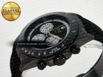 Daytona DIW Black Carbon DIWF 1:1 Best Edition Black/White Dial on Black Nylon Strap SH4130 - Görsel 6
