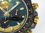 Daytona DIW Carbon Case and Bezel DIWF Edition Green/YG Dial on Green Nylon Strap A7750 - Görsel 12