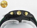 Daytona DIW Carbon Case and Bezel DIWF Edition Green/YG Dial on Green Nylon Strap A7750 - Görsel 16