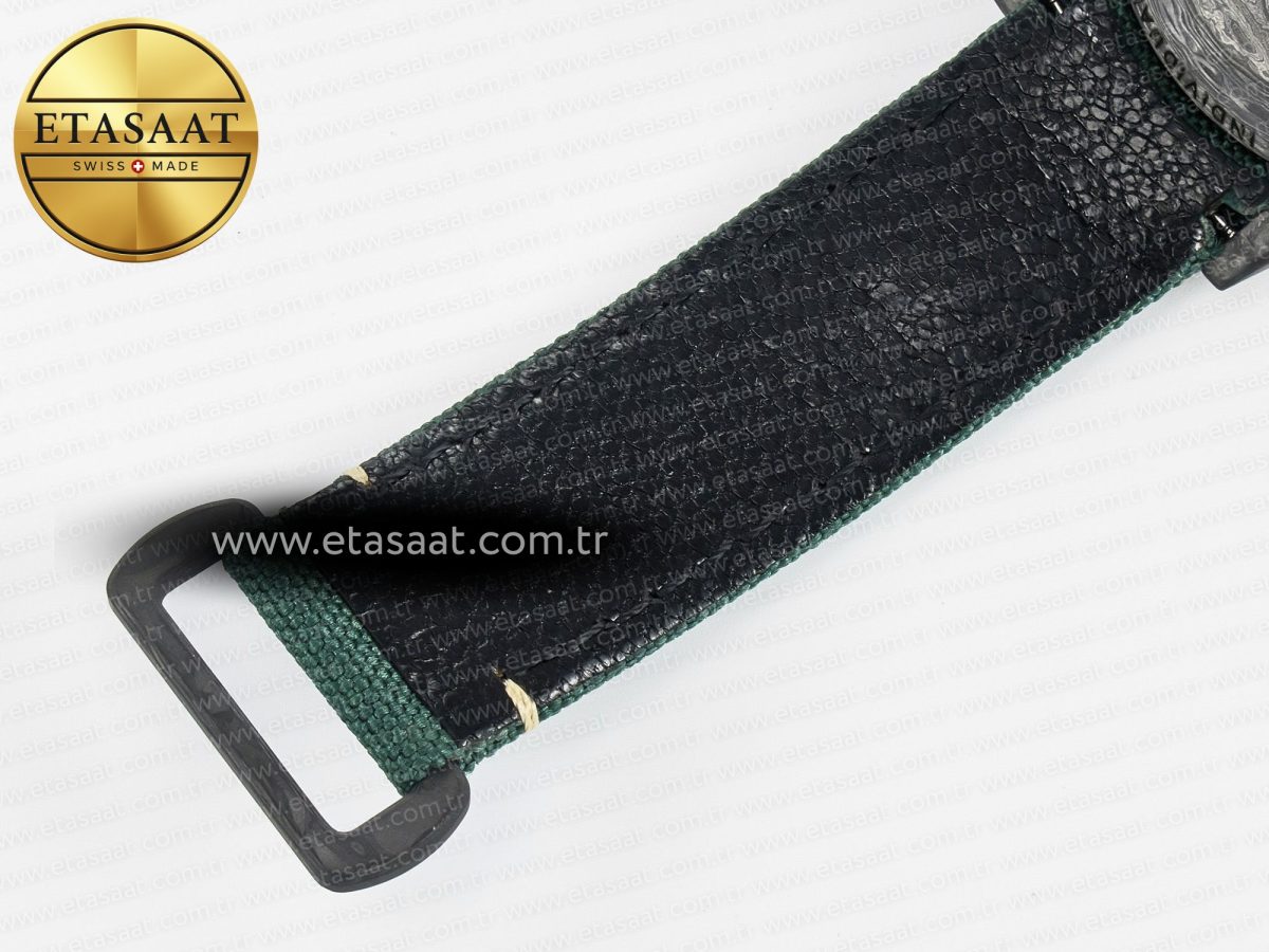 Daytona DIW Carbon Case and Bezel DIWF Edition Green/YG Dial on Green Nylon Strap A7750 - Görsel 21