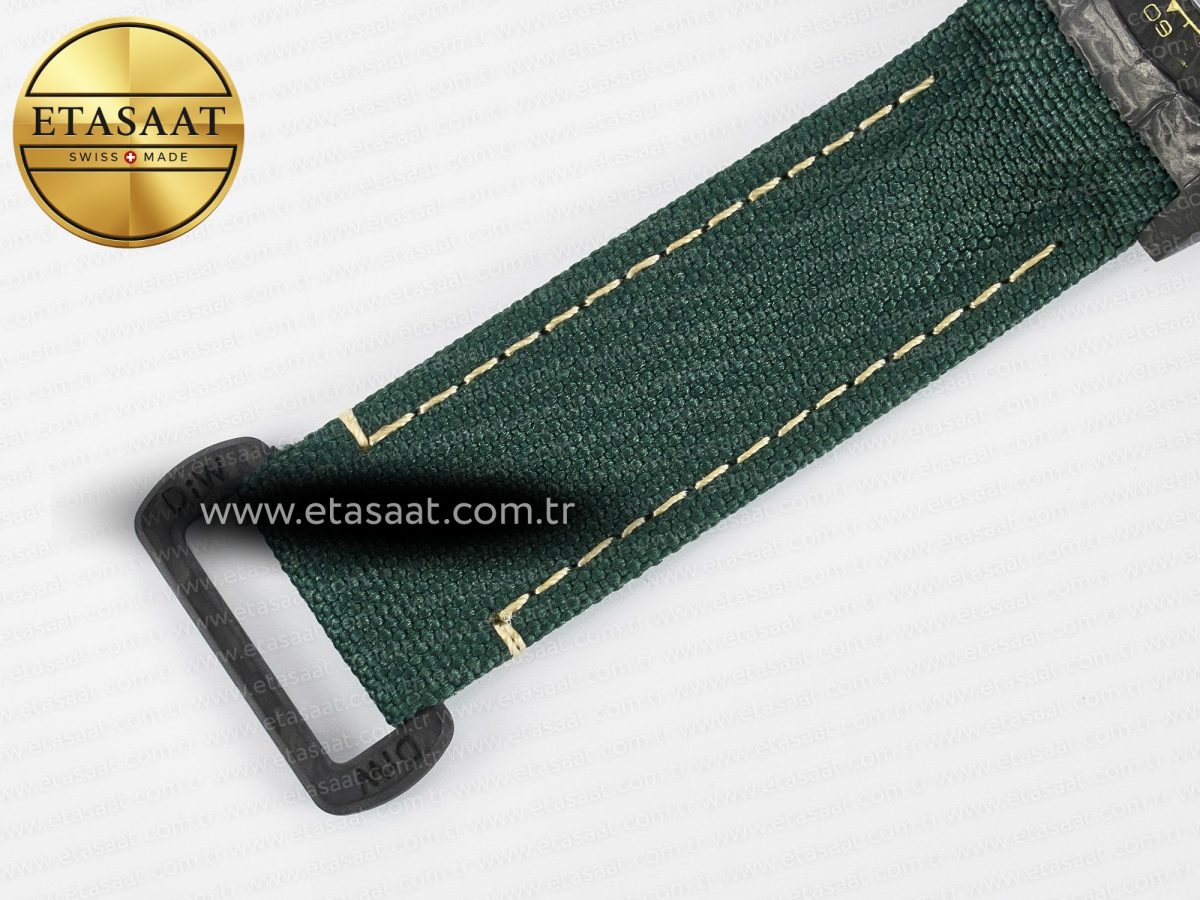 Daytona DIW Carbon Case and Bezel DIWF Edition Green/YG Dial on Green Nylon Strap A7750 - Görsel 22