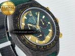 Daytona DIW Carbon Case and Bezel DIWF Edition Green/YG Dial on Green Nylon Strap A7750 - Görsel 5