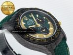 Daytona DIW Carbon Case and Bezel DIWF Edition Green/YG Dial on Green Nylon Strap A7750 - Görsel 7