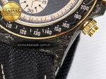 Daytona DIW Carbon Case DIWF Edition Carbon/Cream Dial on Black Nylon Strap A7750 - Görsel 14