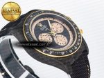 Daytona DIW Carbon Case DIWF Edition Carbon/Cream Dial on Black Nylon Strap A7750 - Görsel 7