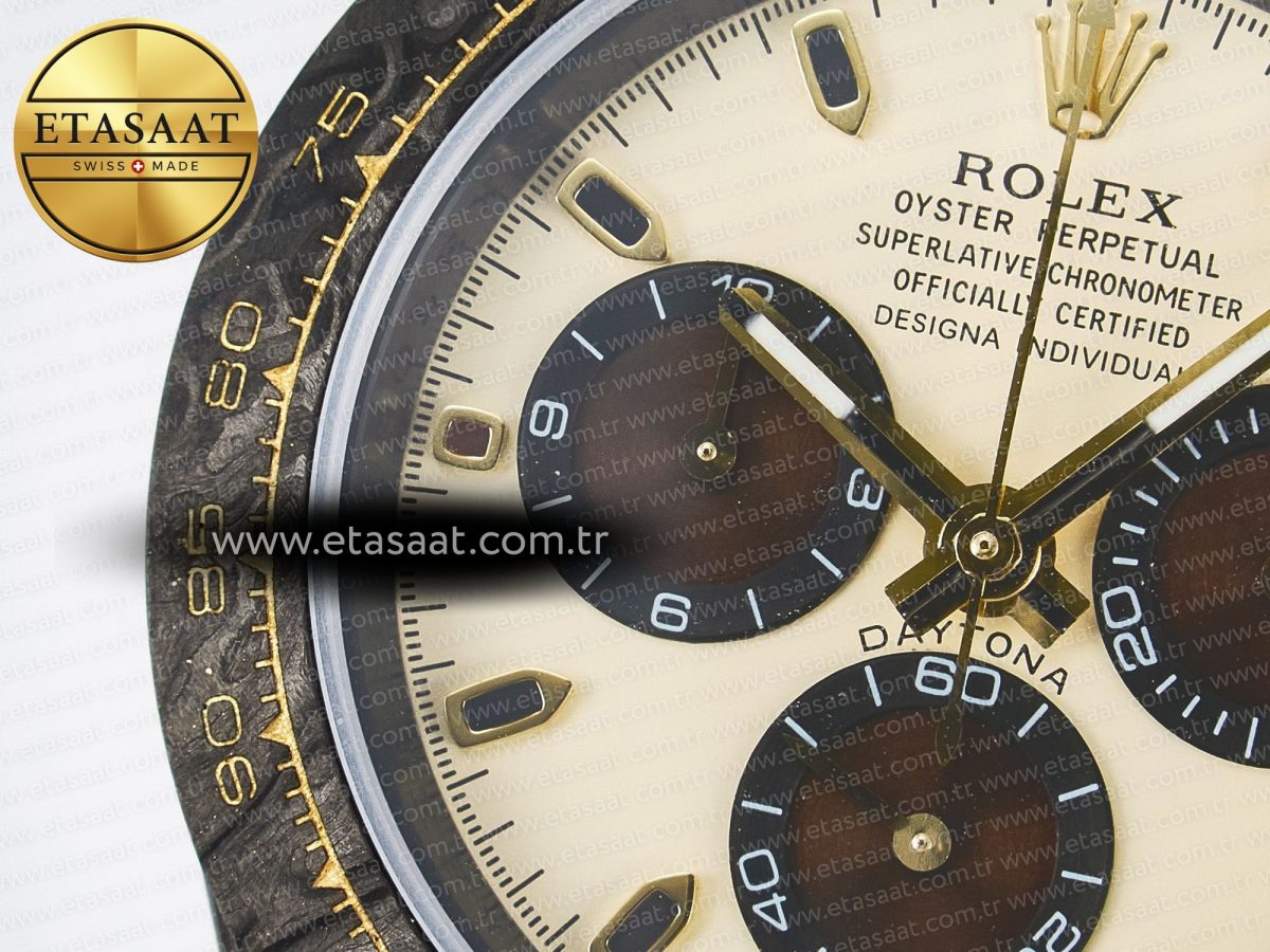 Daytona DIW Carbon Case DIWF Edition Cream/Brown Dial on White Nylon Strap A7750 - Görsel 10