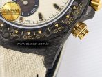 Daytona DIW Carbon Case DIWF Edition Cream/Brown Dial on White Nylon Strap A7750 - Görsel 14