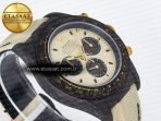 Daytona DIW Carbon Case DIWF Edition Cream/Brown Dial on White Nylon Strap A7750 - Görsel 7