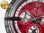 Daytona DIW Carbon DIWF 1:1 Best Edition Red Dial on Gray Nylon Strap SH7750 - Görsel 10