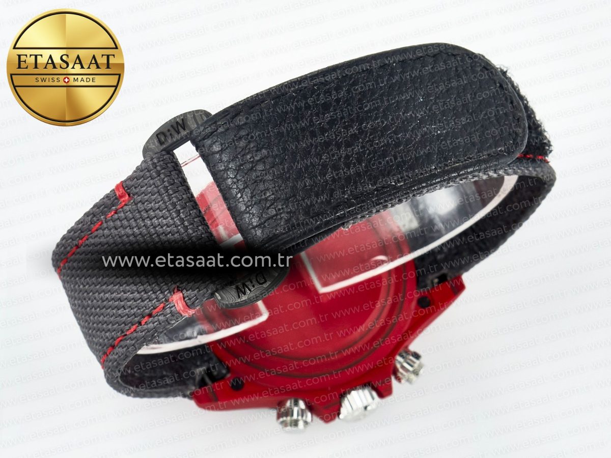 Daytona DIW Carbon DIWF 1:1 Best Edition Red Dial on Gray Nylon Strap SH7750 - Görsel 17