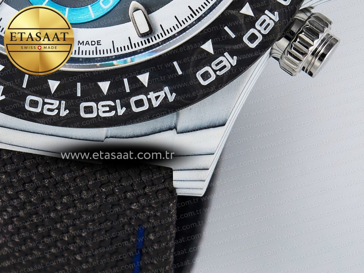 Daytona DIW Carbon N6F 1:1 Best Edition Gray Dial on Black Nylon Strap SA4130 - Görsel 14