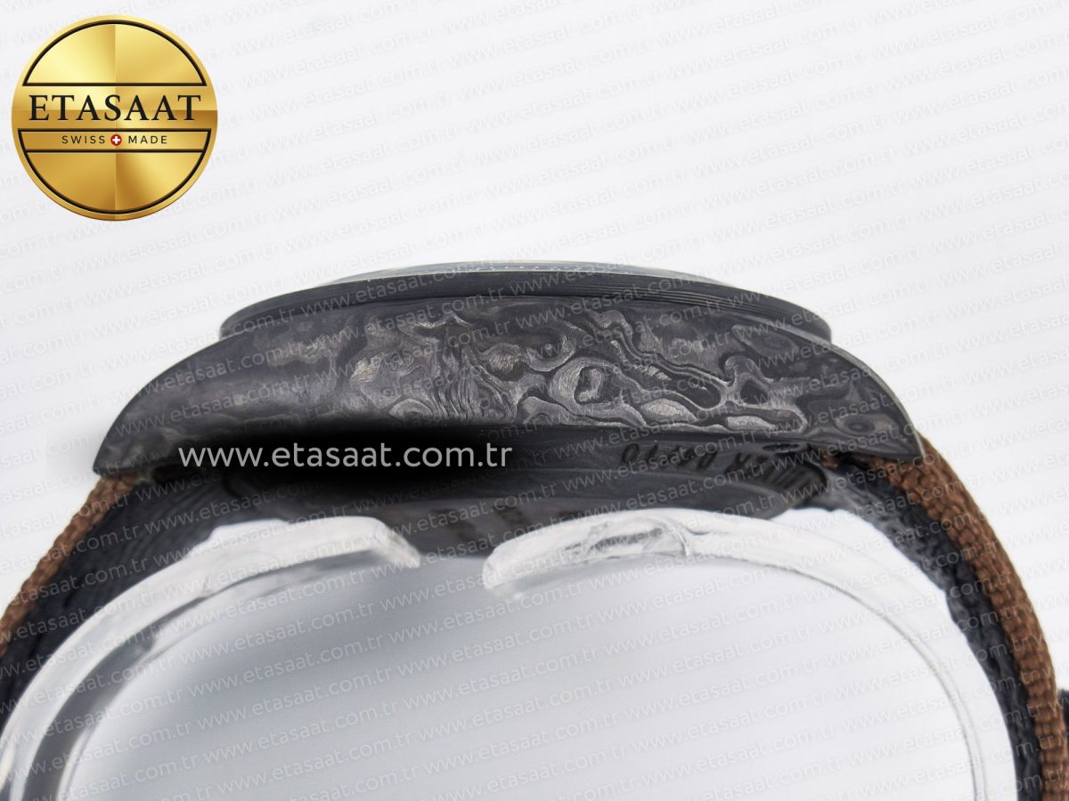 Daytona DIW Carbon/SS Case and Bezel DIWF Edition Brown Dial on Brown Nylon Strap A7750 - Görsel 15