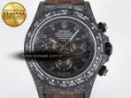 Daytona DIW Carbon/SS Case and Bezel DIWF Edition Brown Dial on Brown Nylon Strap A7750 - Görsel 4