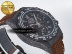 Daytona DIW Carbon/SS Case and Bezel DIWF Edition Brown Dial on Brown Nylon Strap A7750 - Görsel 7