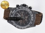 Daytona DIW Carbon/SS Case and Bezel DIWF Edition Brown Dial on Brown Nylon Strap A7750 - Görsel 9