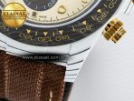 Daytona DIW “DESERT EAGLE” White Carbon DIWF 1:1 Best Edition Cream/Brown Dial on Brown Nylon Strap SH4130 - Görsel 14