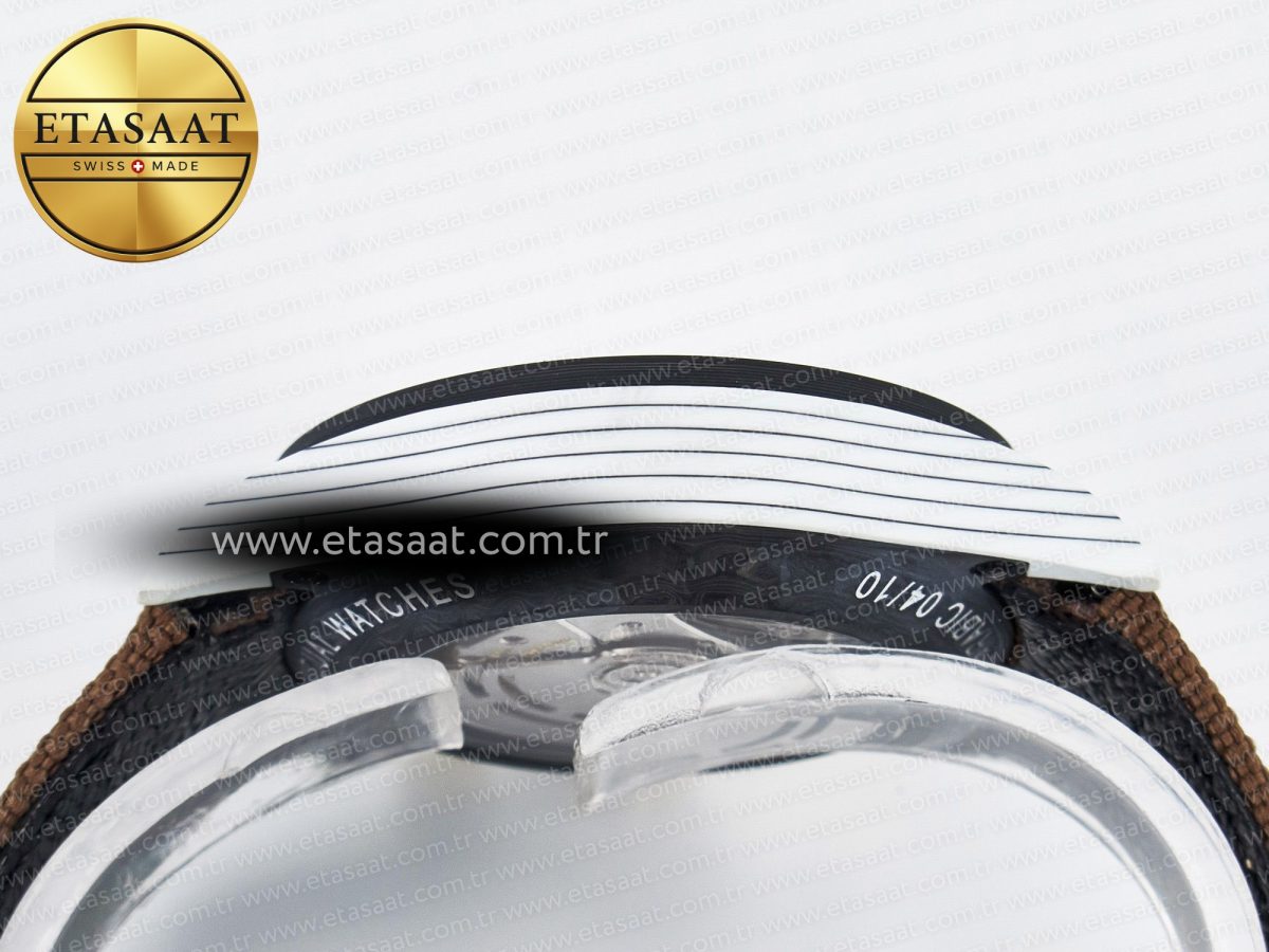 Daytona DIW “DESERT EAGLE” White Carbon DIWF 1:1 Best Edition Cream/Brown Dial on Brown Nylon Strap SH4130 - Görsel 15