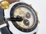 Daytona DIW “DESERT EAGLE” White Carbon DIWF 1:1 Best Edition Cream/Brown Dial on Brown Nylon Strap SH4130 - Görsel 5