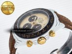 Daytona DIW “DESERT EAGLE” White Carbon DIWF 1:1 Best Edition Cream/Brown Dial on Brown Nylon Strap SH4130 - Görsel 6