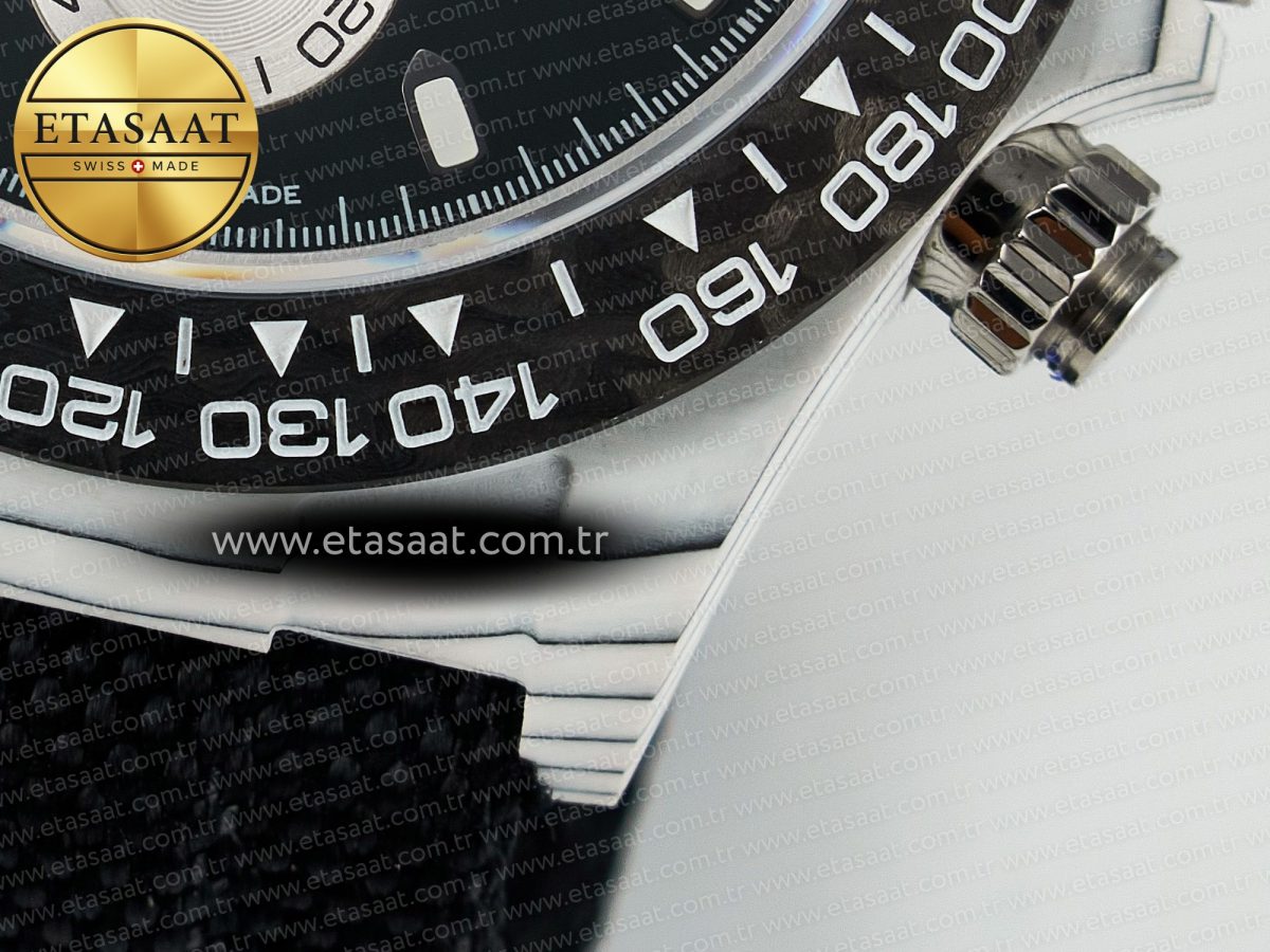 Daytona DIW White Carbon Case N6F Edition Black/White Dial on Black Nylon Strap A4130 - Görsel 14
