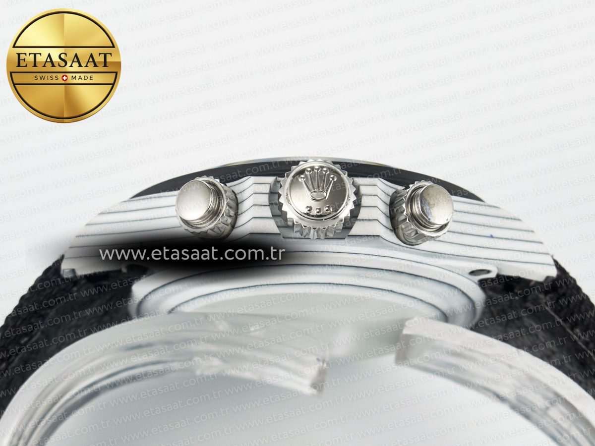 Daytona DIW White Carbon Case N6F Edition Black/White Dial on Black Nylon Strap A4130 - Görsel 16