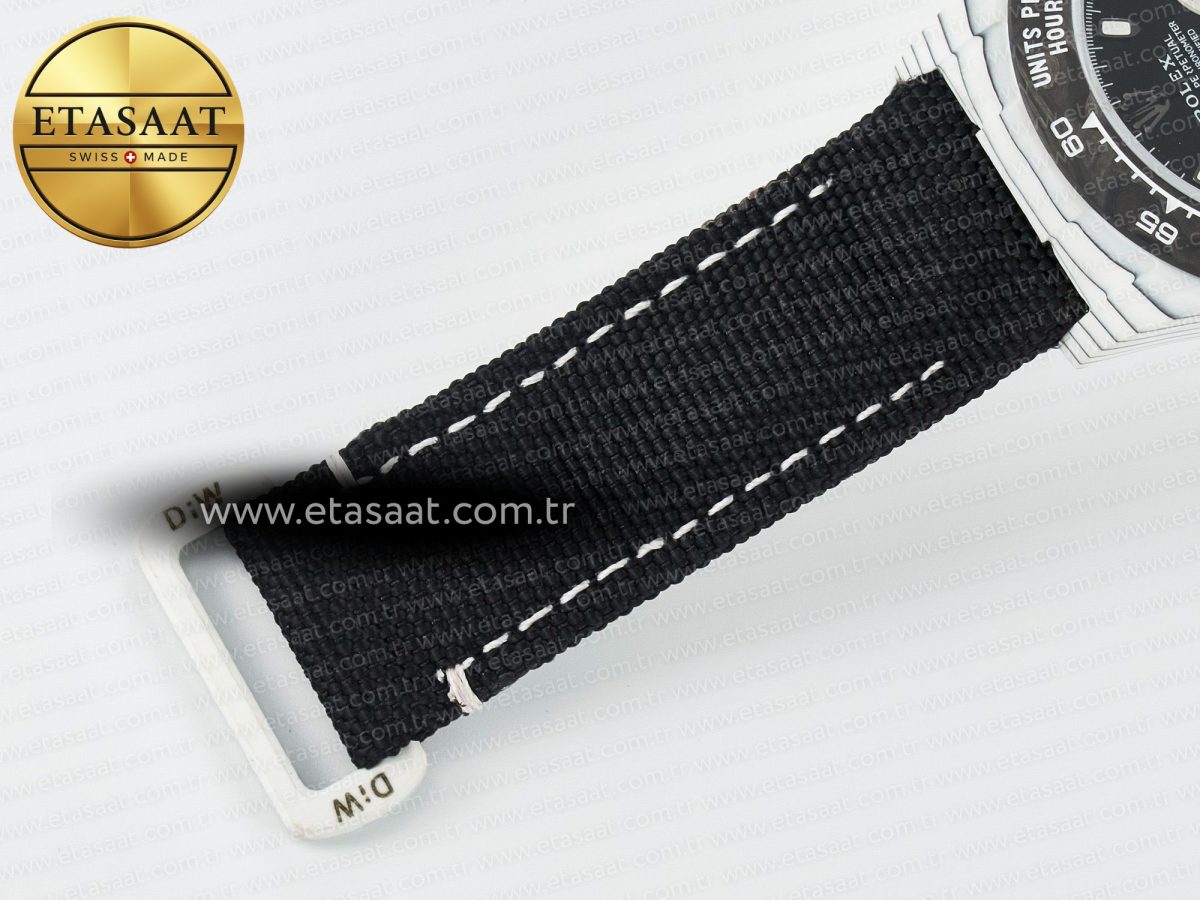 Daytona DIW White Carbon Case N6F Edition Black/White Dial on Black Nylon Strap A4130 - Görsel 21
