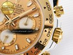 Daytona DIW White Carbon Case YG Bezel DIWF Edition YG Dial on Brown Leather Strap A7750 - Görsel 12