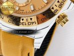Daytona DIW White Carbon Case YG Bezel DIWF Edition YG Dial on Brown Leather Strap A7750 - Görsel 14