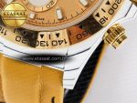 Daytona DIW White Carbon Case YG Bezel DIWF Edition YG Dial on Brown Leather Strap A7750 - Görsel 14