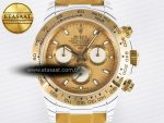Daytona DIW White Carbon Case YG Bezel DIWF Edition YG Dial on Brown Leather Strap A7750 - Görsel 4