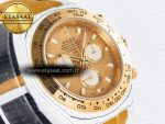 Daytona DIW White Carbon Case YG Bezel DIWF Edition YG Dial on Brown Leather Strap A7750 - Görsel 5