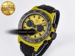 Daytona DIW Yellow Carbon Case DIWF Edition Black/White Dial on Black Nylon Strap A7750