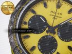 Daytona DIW Yellow Carbon Case DIWF Edition Black/White Dial on Black Nylon Strap A7750 - Görsel 10