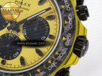 Daytona DIW Yellow Carbon Case DIWF Edition Black/White Dial on Black Nylon Strap A7750 - Görsel 12