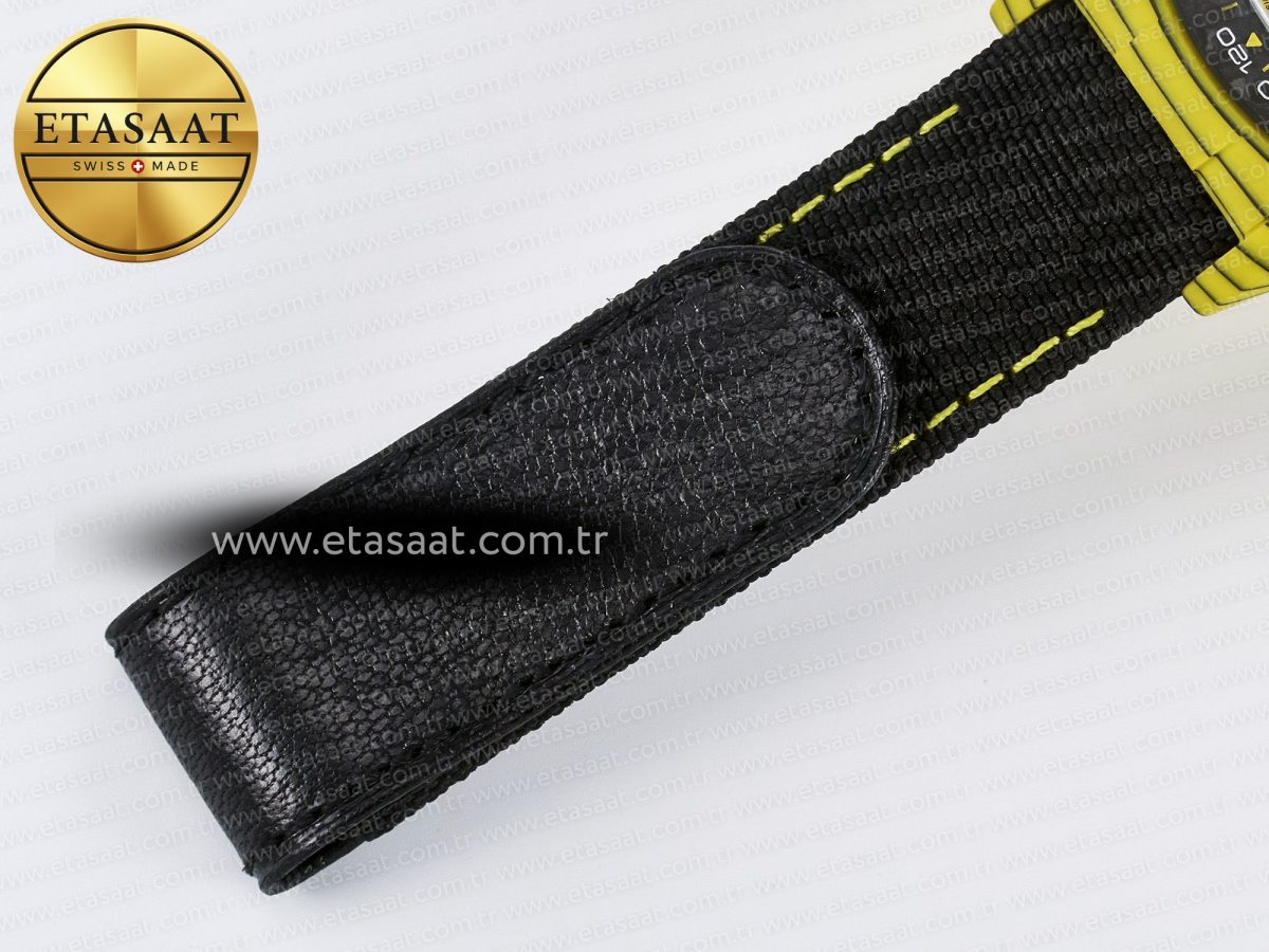 Daytona DIW Yellow Carbon Case DIWF Edition Black/White Dial on Black Nylon Strap A7750 - Görsel 19