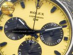 Daytona DIW Yellow Carbon N6F 1:1 Best Edition Yellow/Black Dial on Black Nylon Strap SA4130 V2 - Görsel 11