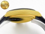 Daytona DIW Yellow Carbon N6F 1:1 Best Edition Yellow/Black Dial on Black Nylon Strap SA4130 V2 - Görsel 15