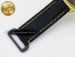 Daytona DIW Yellow Carbon N6F 1:1 Best Edition Yellow/Black Dial on Black Nylon Strap SA4130 V2 - Görsel 21