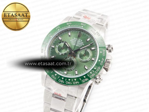 Daytona Green Ceramic Bezel Noob Best Edition Green Dial on SS Oyster Bracelet SA4130